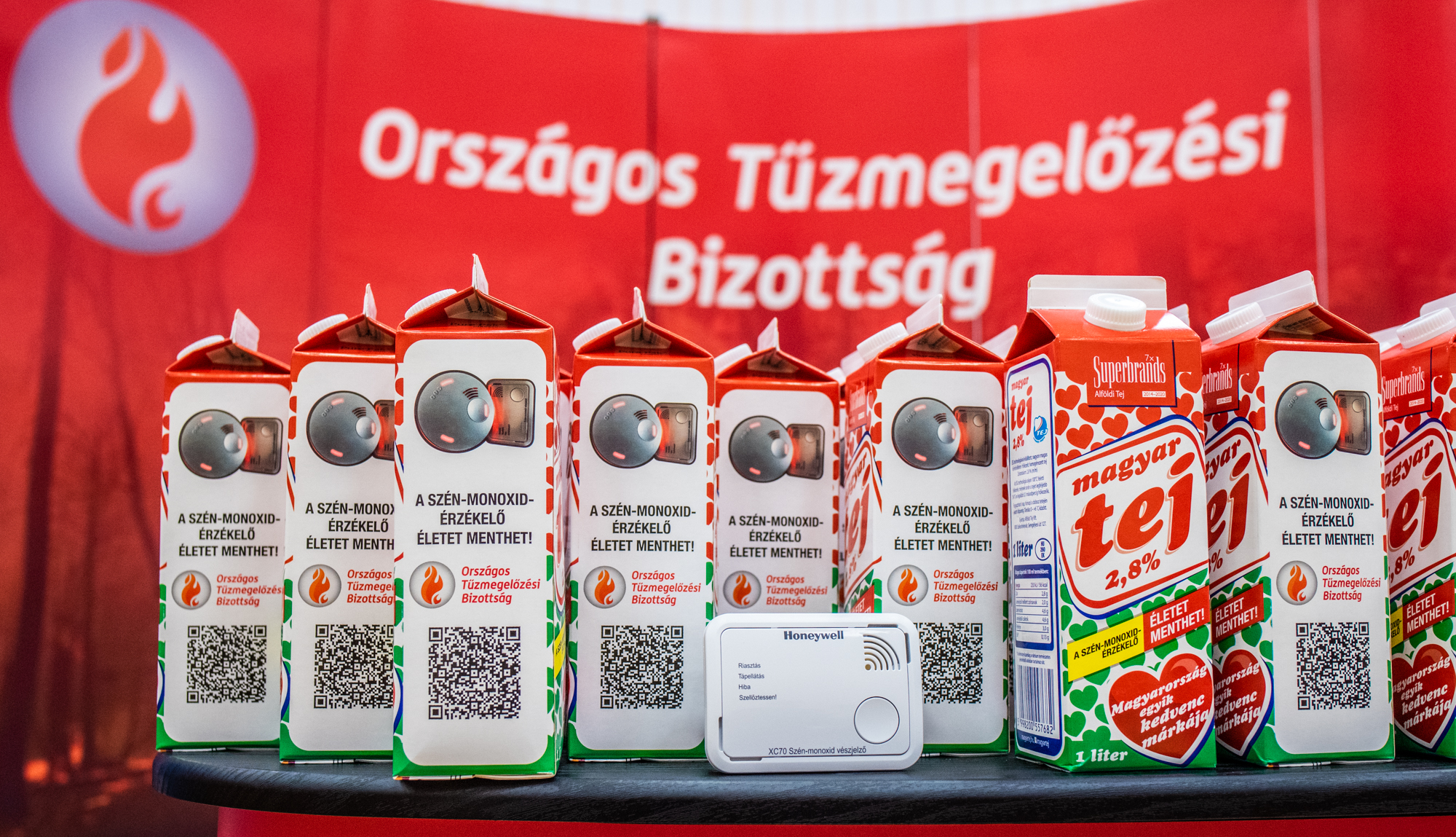 Hárommillió fehérvári tejesdoboz a szén-monoxid-mérgezések megelőzéséért